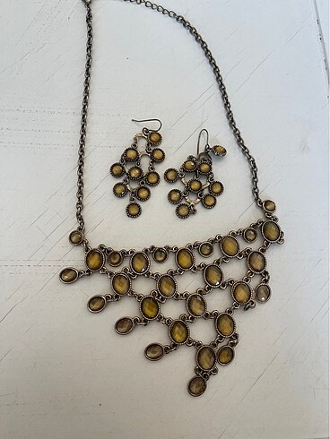Accesorize kolye küpe takım