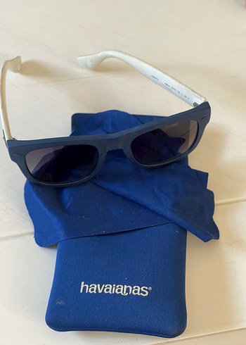 Beden mavi Renk Kadın Lacivert Minimalist Güneş Gözlüğü Havaianas