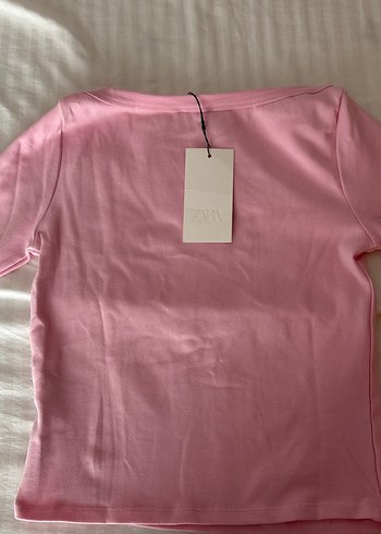 Zara ZARA pembe Los Angeles 95 baskılı tişört Hiç giyilmedi,