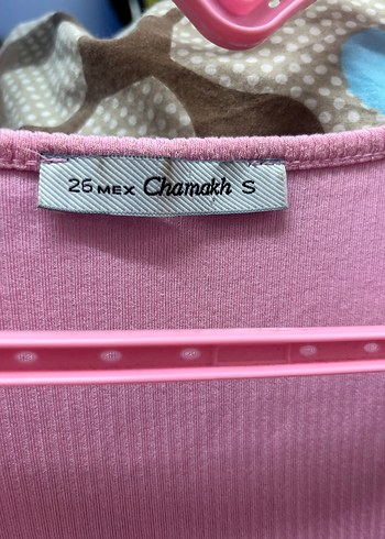 PEMBE YIRTMACLI ELBİSE - Görsel 2