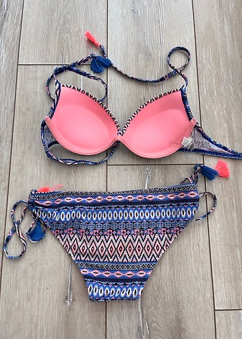 Penti desenli bikini takımı - Görsel 3