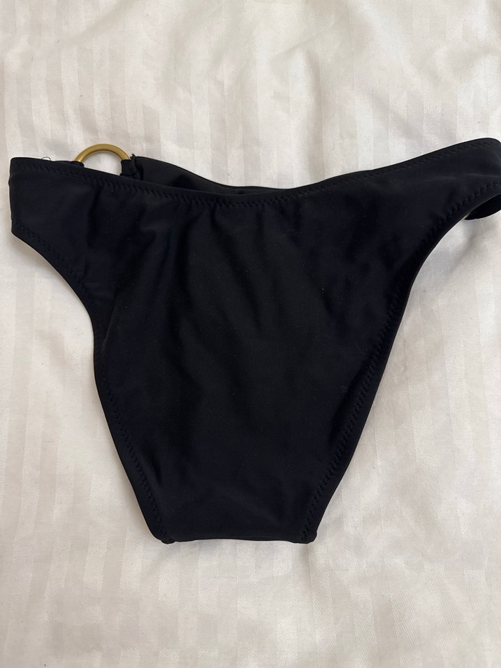 Tokalı Siyah Kadın Bikini Altı - Görsel 2