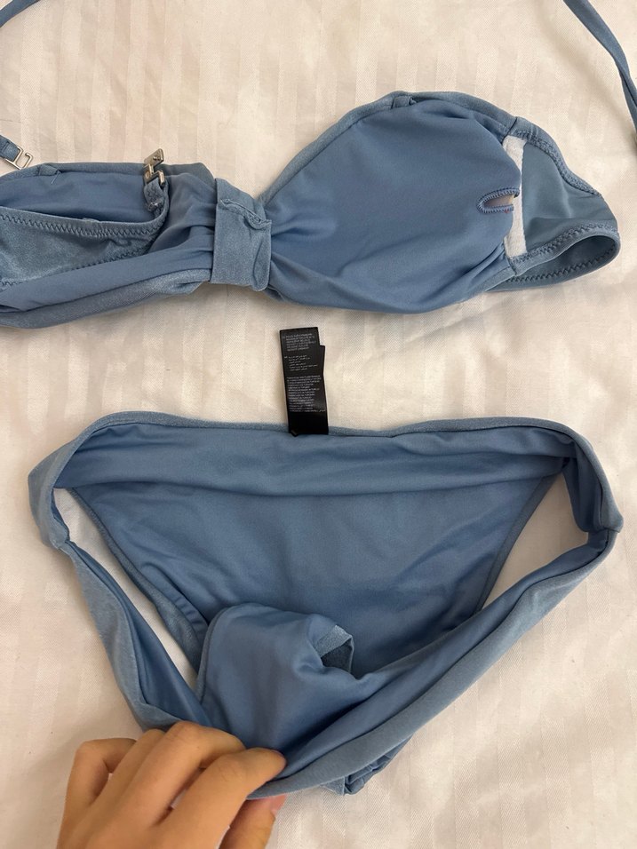 Mavi simli Kadın Bikini Takımı - Görsel 2