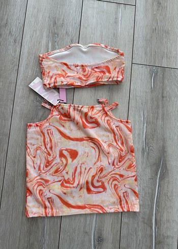 Holly Lolly Kalp detaylı batik takım - Görsel 3