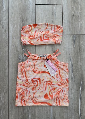 Holly Lolly Kalp detaylı batik takım - Görsel 2