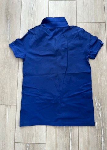 Erkek Mavi Kısa Kollu Polo Tişört - Görsel 4