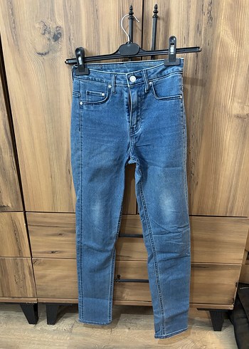 xs Beden Kadın Denim Dar Kesim H&M