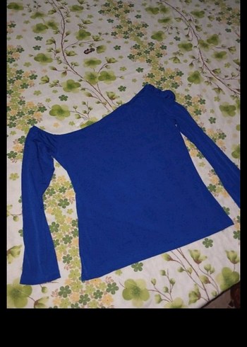 Lacivert Piliseli bluz - Görsel 2