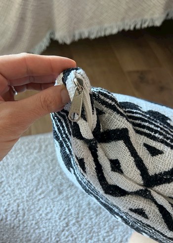 [home&deco] Dokuma Kırlent Kılıfı  Siyah Beyaz - Görsel 7