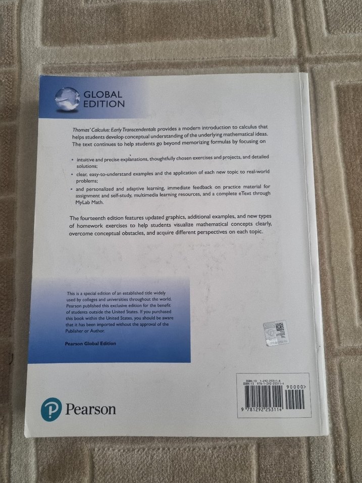 Thomas Calculus - Görsel 2