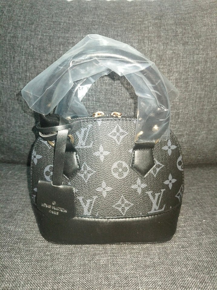 Siyah Deri Kadın El Çantası - Görsel 3