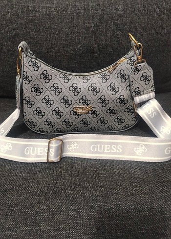 Pembe Baskılı Guess Omuz Çantası - Görsel 2