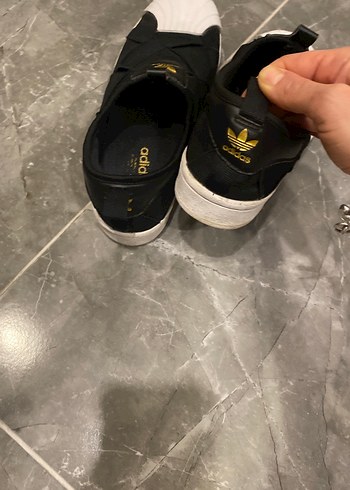 38 Beden siyah Renk Adidas Kadın Siyah Günlük Spor Ayakkabı