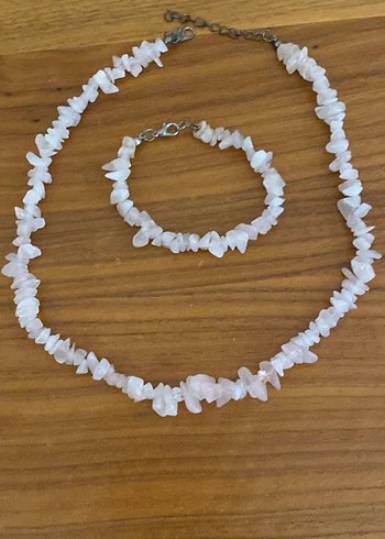 Kuvars kırık doğal taşdır takım - Görsel 4