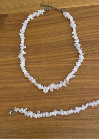 Kuvars kırık doğal taşdır takım - Görsel 6