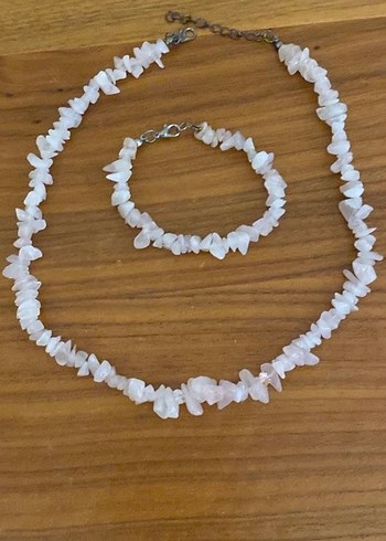 Kuvars kırık doğal taşdır takım - Görsel 5