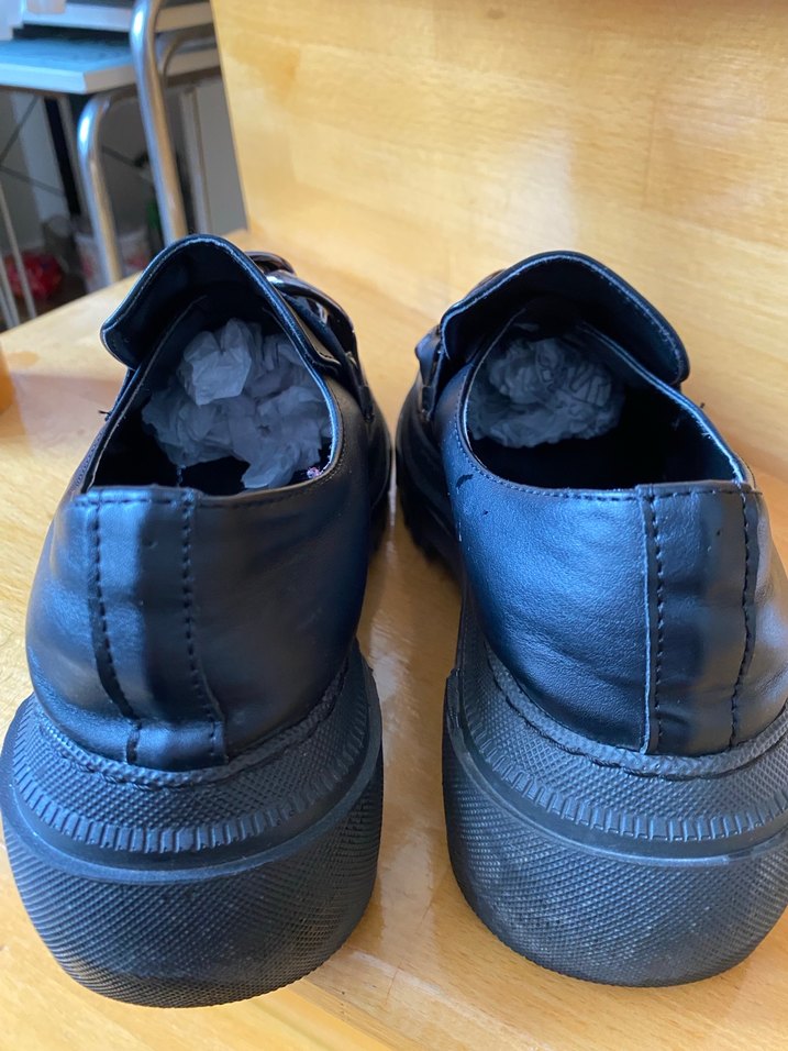 Tokalı Siyah Deri Kadın Loafer - Görsel 3