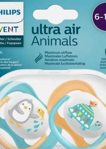 Philips Avent Ultra Air Hayvanlı Emzik 6-18 Ay Turkuaz