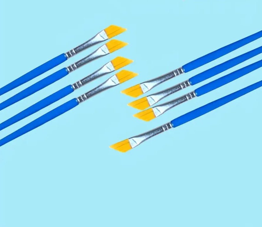 3 adet bıçak şekilli açılı fırça - Görsel 3