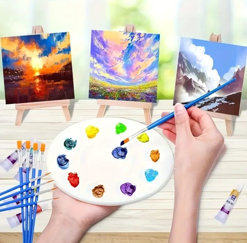 3 adet bıçak şekilli açılı fırça - Görsel 5