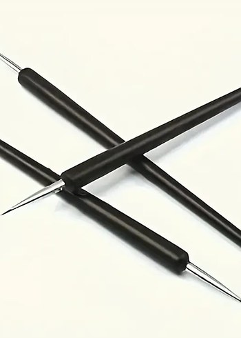 3 Adet Detaylı Boya Fırçaları - Görsel 3