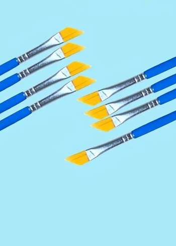 6'lı Profesyonel Açılı Fırça Seti - Görsel 3