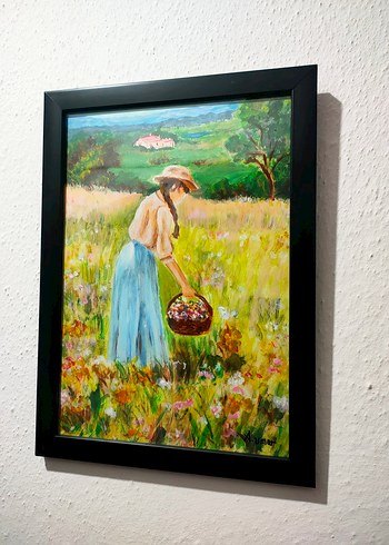 "Dağlar Kızı"
20 × 30 cm
Kâğıt üzerine akrilik çalışma - Görsel 4