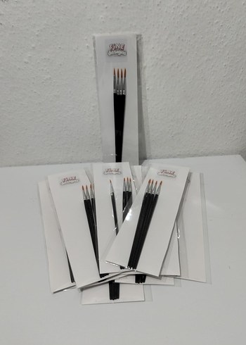 4'lü Siyah Artist Fırça Seti - Görsel 4