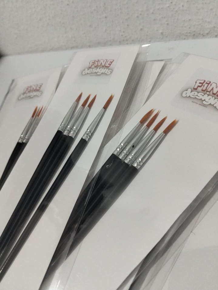 4'lü Siyah Artist Fırça Seti - Görsel 3