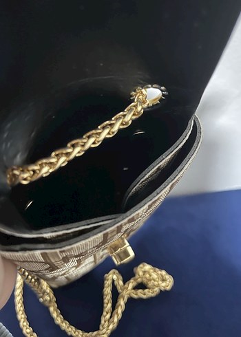 Dior Zincir Detaylı Baskılı Kadın Çanta