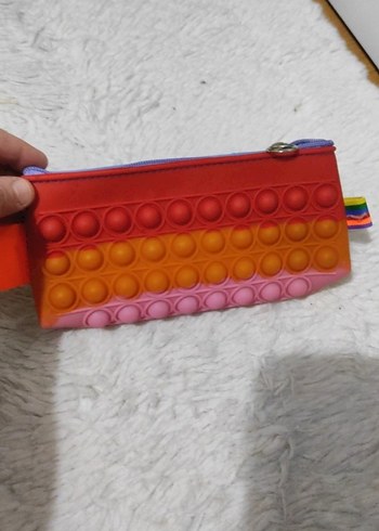 Renkli popit Fermuarlı Çocuk Cüzdanı - Görsel 3