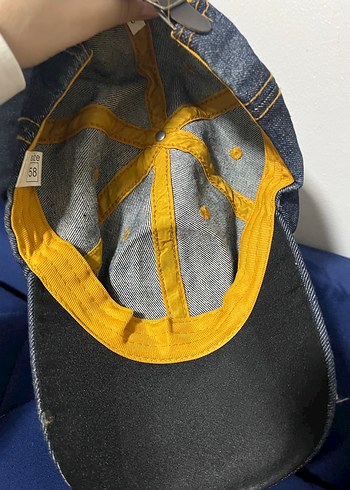 Kadın Kot Taşlı Kuru Kafa Modelli Şapka - Görsel 8