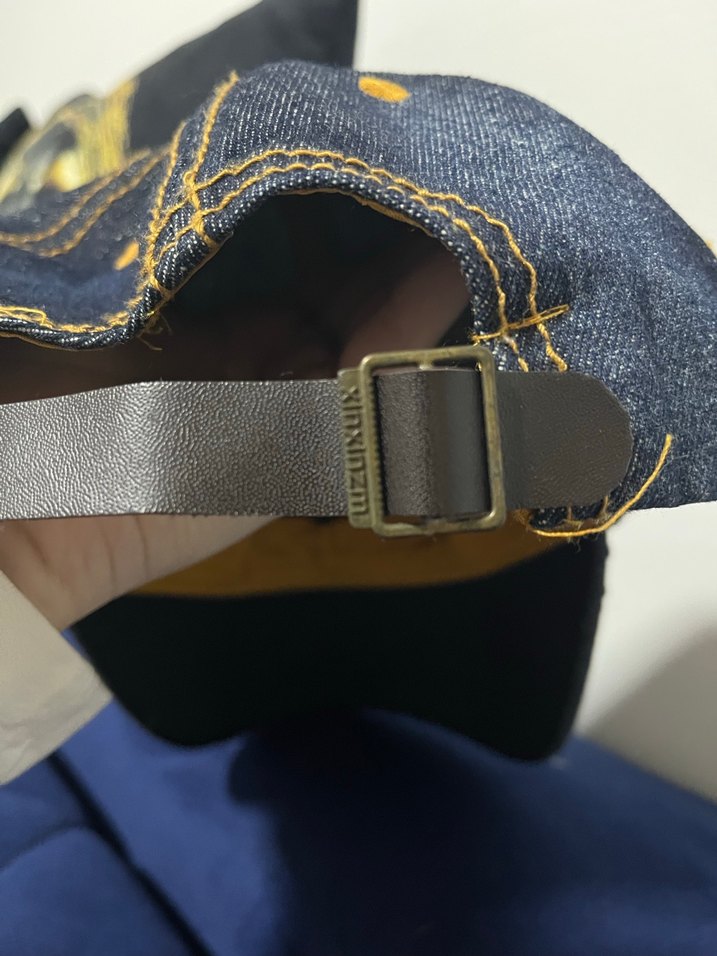 Kadın Kot Taşlı Kuru Kafa Modelli Şapka - Görsel 5