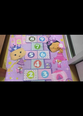 Mor Pastel Tatlı Prenses Çocuk Halısı - Görsel 3