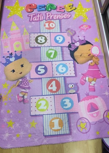 Mor Pastel Tatlı Prenses Çocuk Halısı - Görsel 2