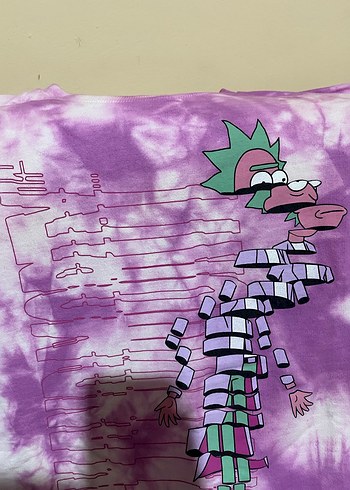 Mor Tie-Dye Uzun Kollu Kadın Sweatshirt - Görsel 7