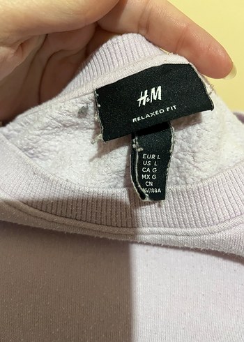 Lila Kadın Sweatshirt Uzun Kollu - Görsel 2