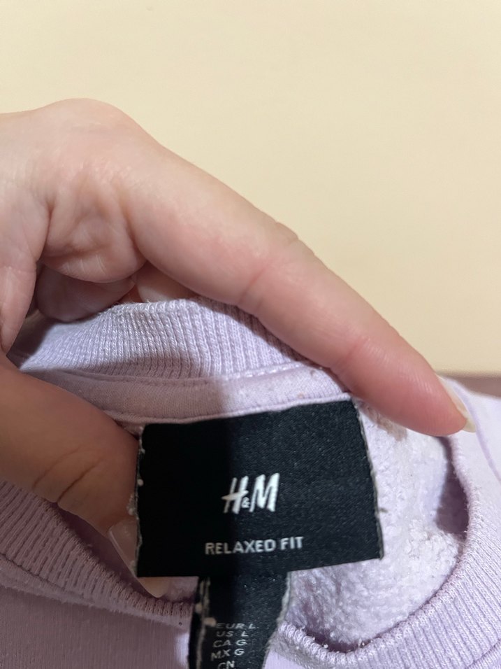 Lila Kadın Sweatshirt Uzun Kollu - Görsel 3