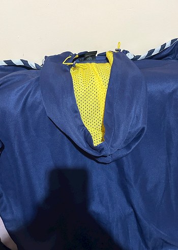 Hummel Kapüşonlu Mavi Spor Tişort - Görsel 9