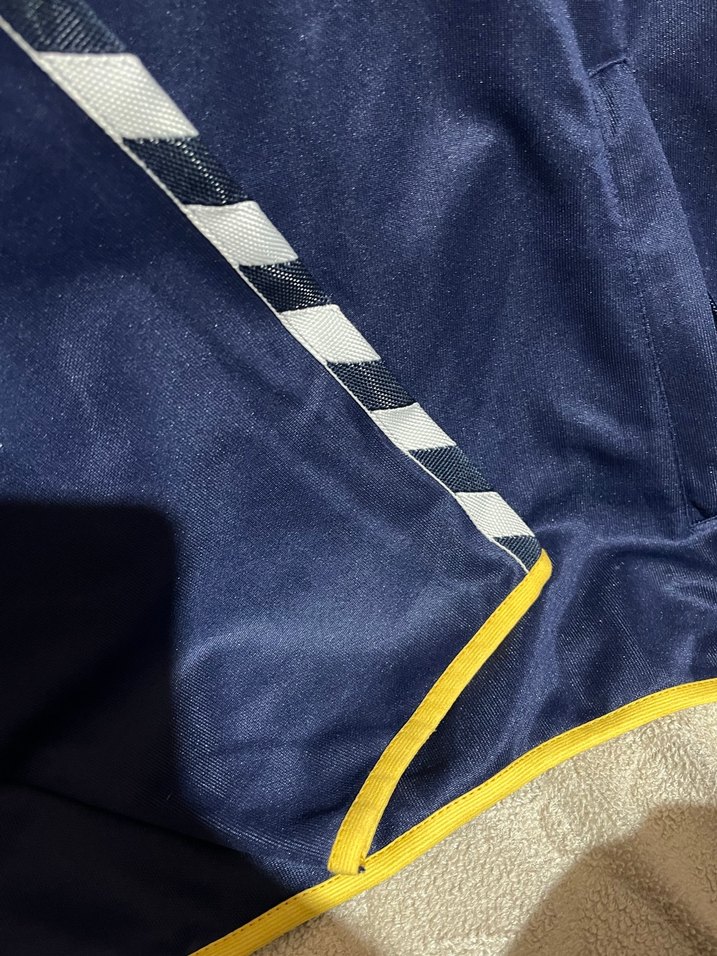 Hummel Kapüşonlu Mavi Spor Tişort - Görsel 3