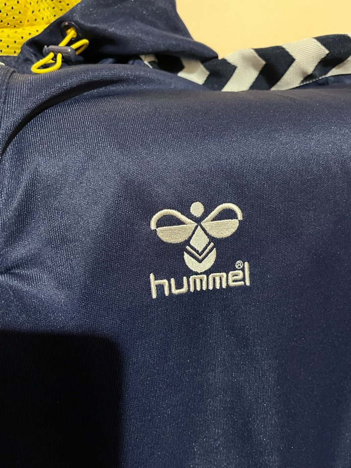Hummel Kapüşonlu Mavi Spor Tişort - Görsel 2