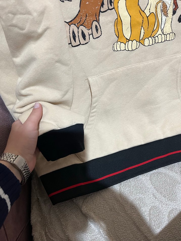 Kapüşonlu Baskılı Kadın Sweatshirt - Görsel 3