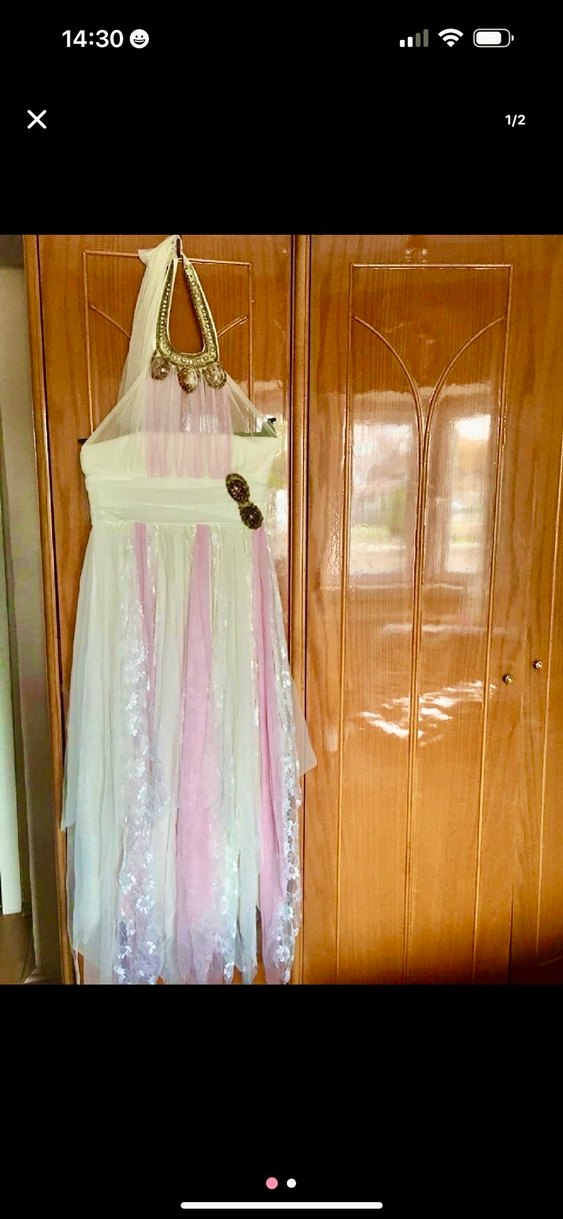 Pembe Straplez Bohem Uzun Elbise - Görsel 2