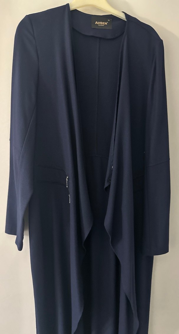 Siyah Uzun Kollu Hamile Ceketi Veya teseetür ceket - Görsel 2