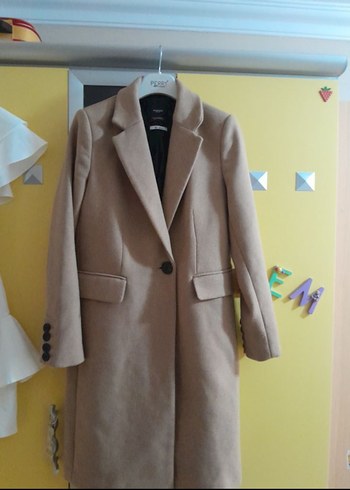 Mango Yün Kaban - Görsel 4