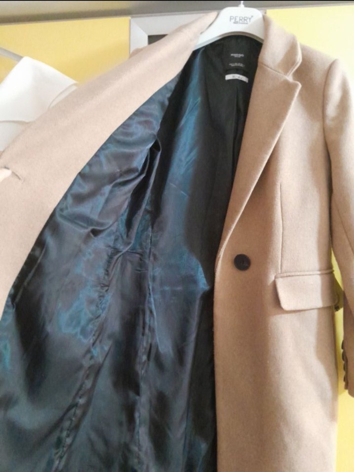 Mango Yün Kaban - Görsel 5