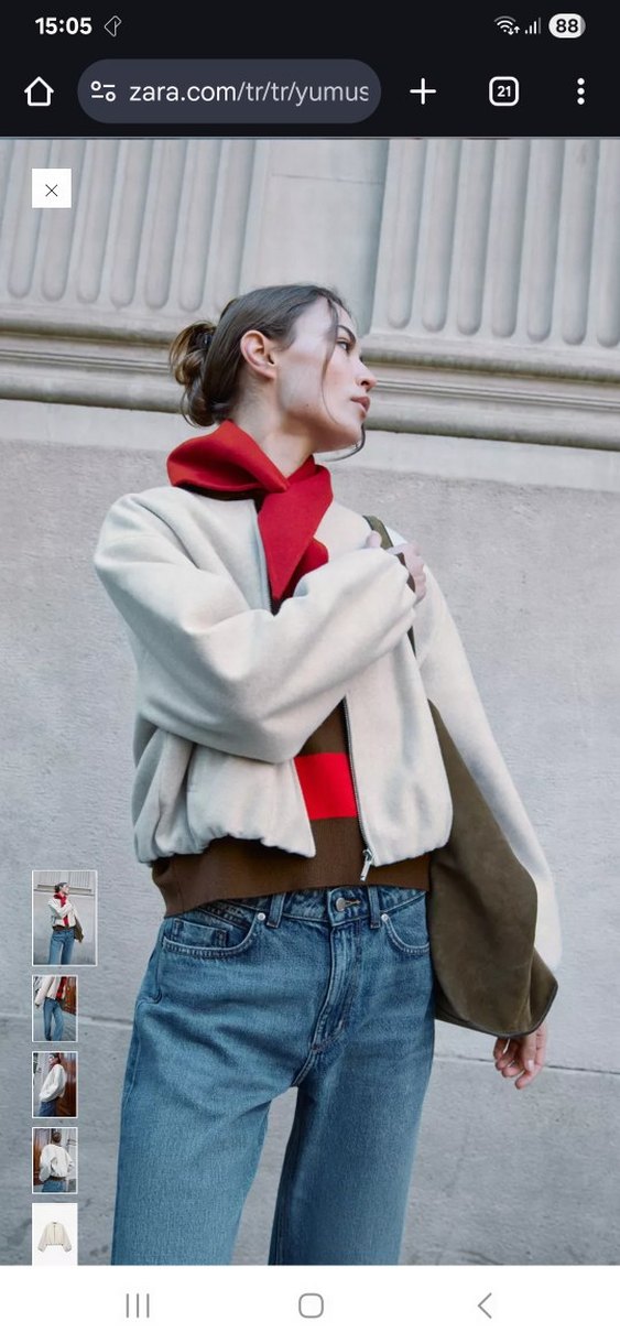 Zara Bomber Ceket - Görsel 2