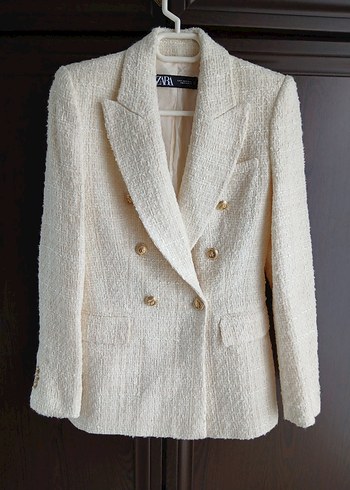 Zara Tüvit Blazer - Görsel 5