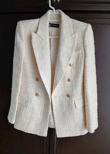 Zara Tüvit Blazer - Görsel 3