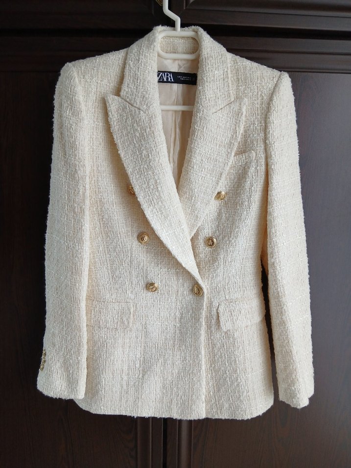 Zara Tüvit Blazer - Görsel 5